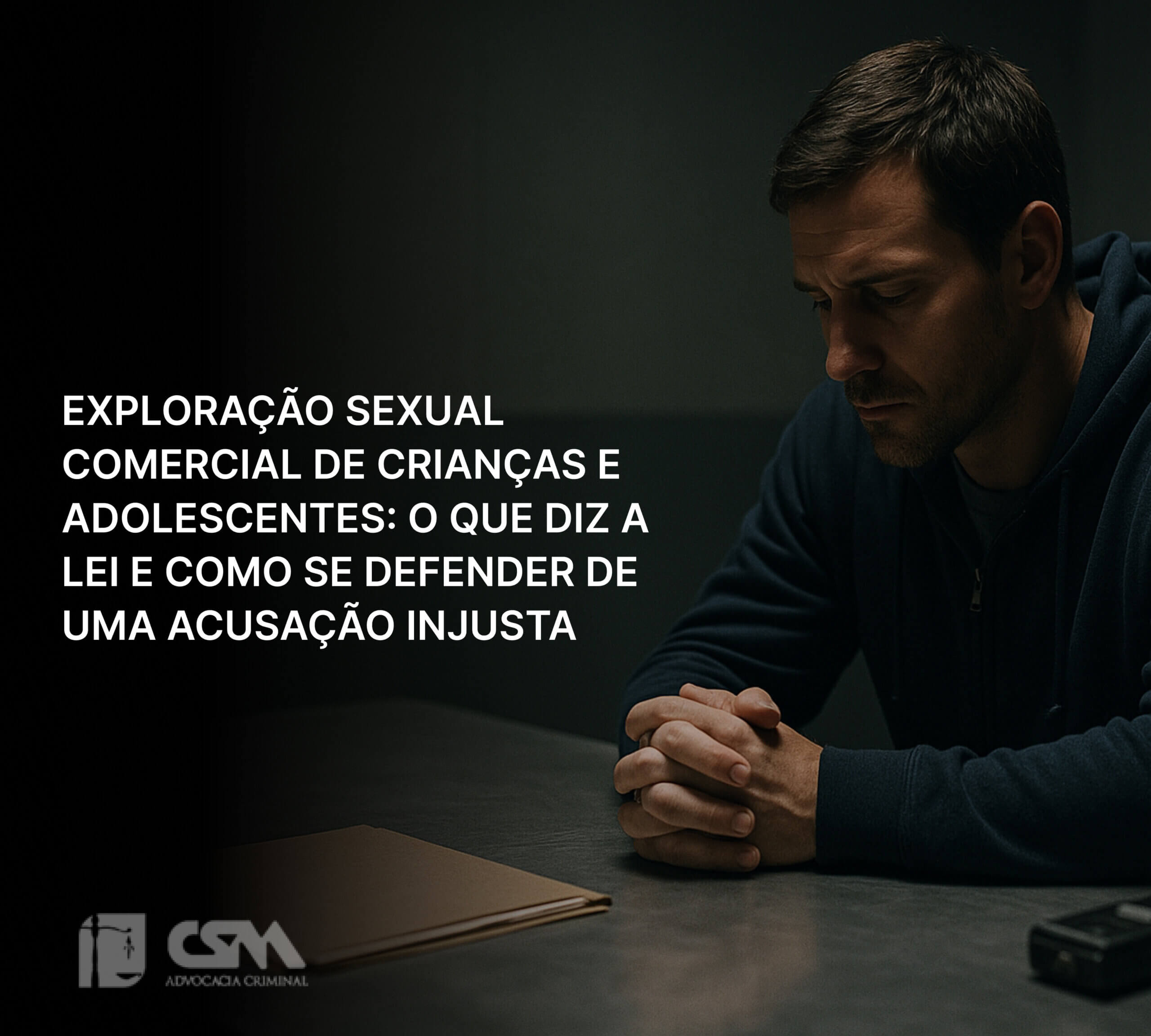 Defesa para acusação de exploração sexual comercial com advogado criminal em Goiânia.