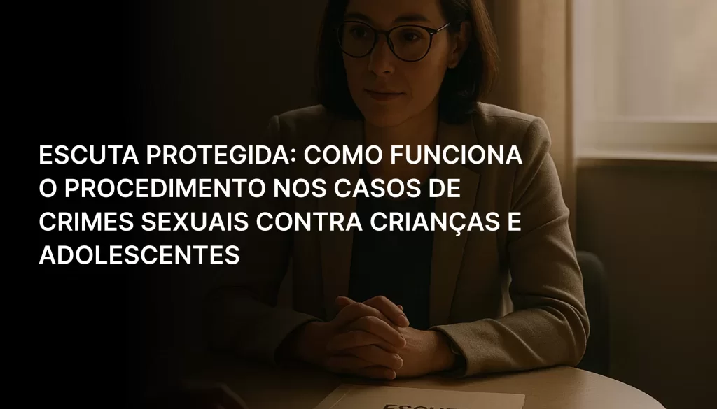 Advogado criminal em Goiânia especialista em processos com Escuta Protegida.