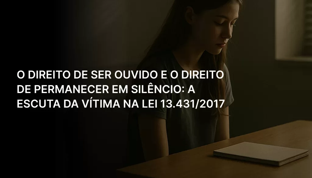Advogado criminal em Goiânia especialista em casos que envolvem o direito ao silêncio da vítima.